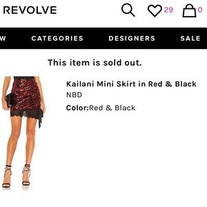 Brand New NBD Revolve Sequin Skirt ✨